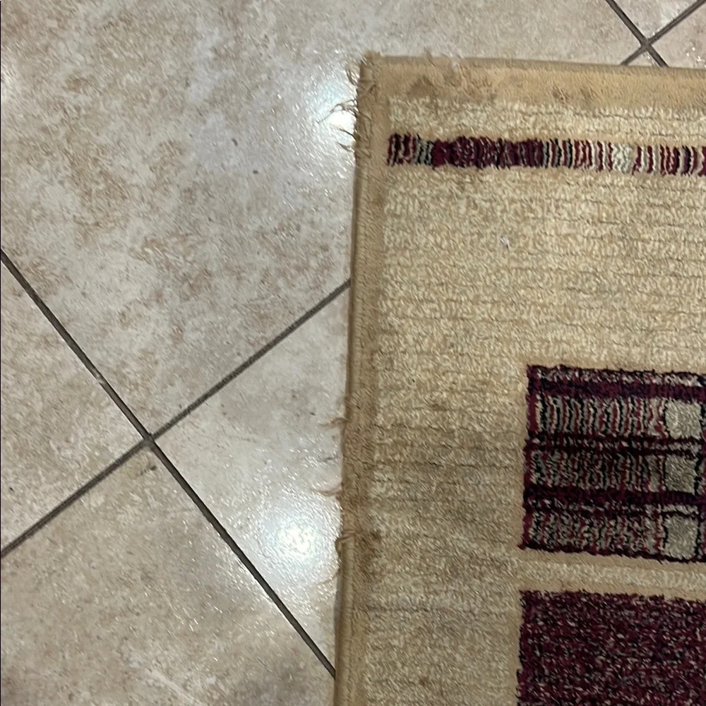 Elegant Beige and Brown Area Rug Set